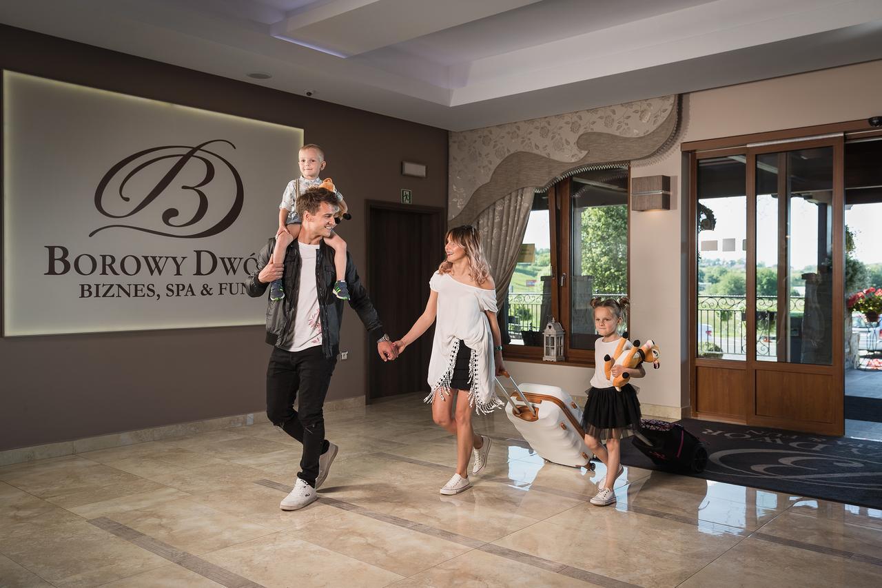 Borowy Dwor- Biznes, Spa & Fun Bed & Breakfast Szaflary Dış mekan fotoğraf